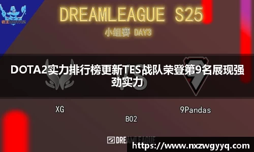 DOTA2实力排行榜更新TES战队荣登第9名展现强劲实力
